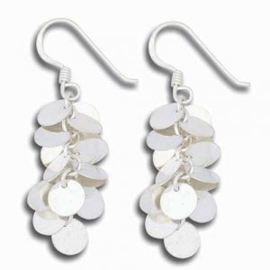 Luxury Modern Designer Sterling Silver Dangle Earrings